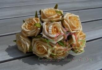 [A-010048] Foamroos Elegant Zandgeel 5 cm doosje 36 stuks