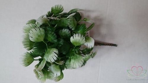 [A-011049] Palm Pick corsagevuller Groen Wit bundel 6 stuks