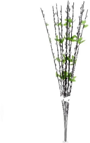 [A-012909] Wilgenkatjes Katwilg Zilverwit 81 cm per stuk