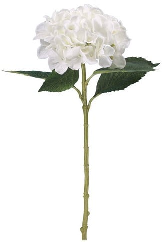 [A-013027] Hortensia Hydrangea Ivoorwit Zijdenbloem 51 cm
