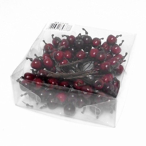 [A-014491] Appeltjes Donkerrood 2 cm pak 96 stuks