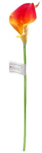 [A-014571] Calla Real Touch Oranje Geel 7 cm 37 cm lang per stuk