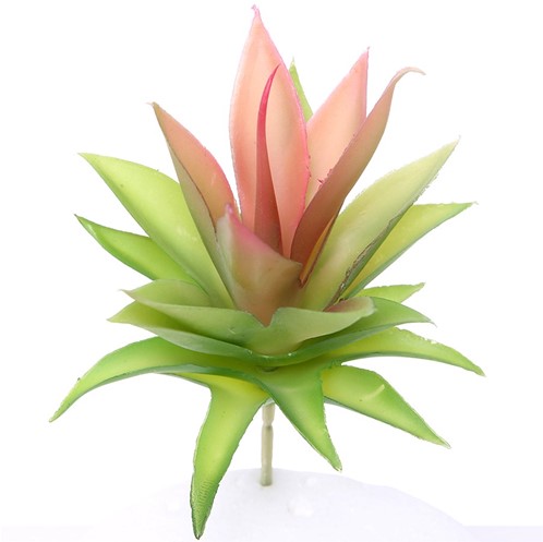 [A-015478] Latex Succulent Groen Rood 19 cm per stuk