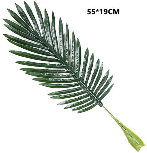 [A-016342] Varen Kunstblad Lichtgroen Botanical Style 55×19 cm per stuk