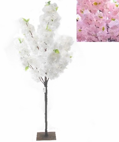 [A-016613] Bloesemboompje Pink Zijdenbloem 150 cm 