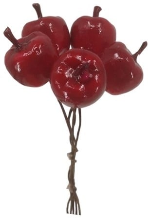 [A-024119] Appeltjes Rood 2 cm zak 20 stuks