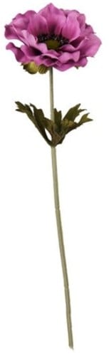 [A-027553] Anemoon Plum Zijdenbloem 37 cm per stuk