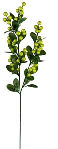 [A-027560] Bessentak Groen Kunstbloem 70 cm per stuk
