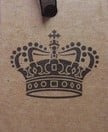 [A-010690] Labels kroon kraftkleurig 10 stuks