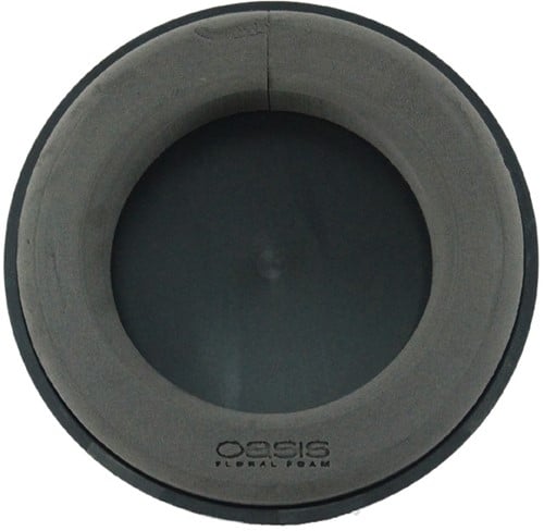 [A-019198] Oasis® Eychenne® ALL BLACK™ Krans 35cm Zwart steekschuim oase