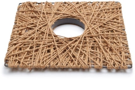 [A-022486] Frame Plat VierKant Rope omwikkeld met touw 50 cm per stuk 