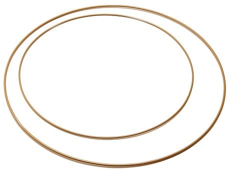 [A-022595] Metalen ring Goud 80 cm per stuk