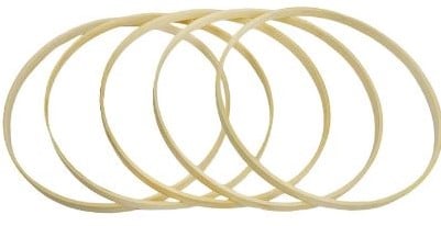 [A-023400] Bamboe Borduurring Flowerhoop Bloemenring 15 cm per stuk