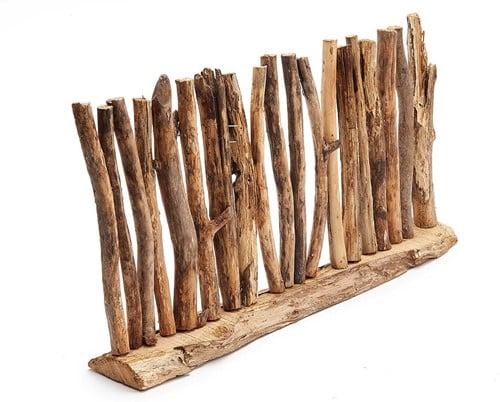 [A-024908] Peeled branch Fence divider 75*40cm leuk in combinatie met reageerbuisjes