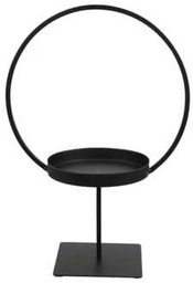 [A-027329] Metalen ring Frame met tray op voet 24,5x14x35 cm per stuk