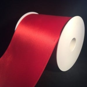 [A-019650] Dubbelsatijn Creative Ribbon Rood Stevig voor lintprinters 75 mm x 25 m