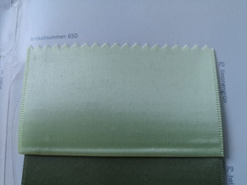 [A-019656] Dubbelsatijn Creative Ribbon Limonegrün Stevig voor lintprinters 75 mm x 25 m
