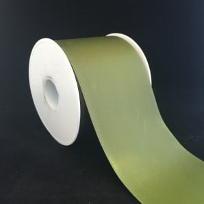 [A-019666] Dubbelsatijn Creative Ribbon Olive Stevig voor lintprinters 75 mm x 25 m