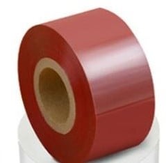 [A-023027] Inkt voor lintprinters Transferfilm Rood 300 m x 30 mm Grote kern