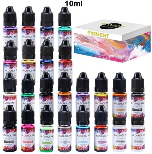 [A-024181] Pigment Resin Alcohol inkt kleurstof Golden Metallic