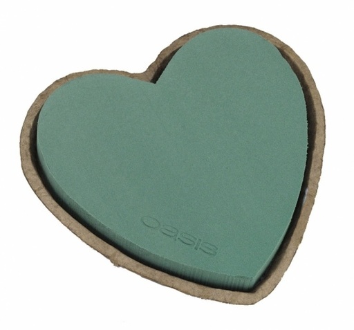 [A-027607] OASIS® BIOLIT® HEART 33 cm steekschuim oase voor verse bloemen