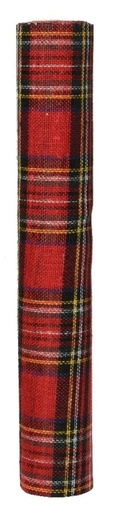 [A-027706] Decostof Tafelloper Tartan Schotse ruit Multi polyester Dessin D 200cm x 35cm