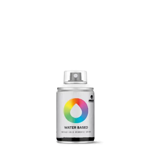 [A-027878] Flower Decor Verfspray Waterbasis voor Verse bloemen Styropor en Graffiti Titanium White 100ml  