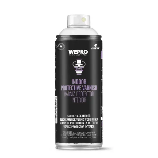 [A-027922] Vernis Satin Zijdeglans Indoor Waterbasis Verse bloemen Styropor en Graffiti 400 ml  