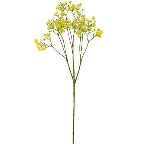 [A-028059] Chloe Gipskruid Lemon kunstbloem 70 cm per stuk