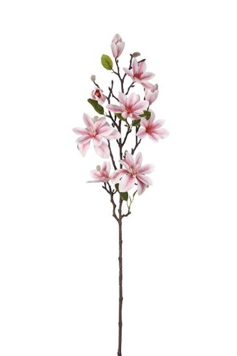 [A-028019] Magnolia tak Licht Roze Zijdenbloem 80 cm per stuk