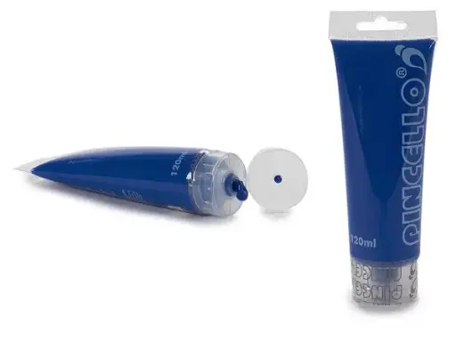 [A-028118] Allesverf Acryl op waterbasis Donkerblauw 120 ml 