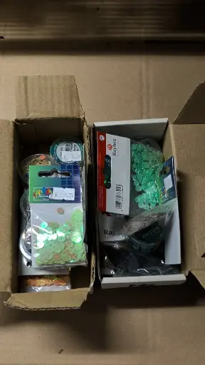 [A-028144] Restantenbox Pailletten Bekijk video voor inhoud  